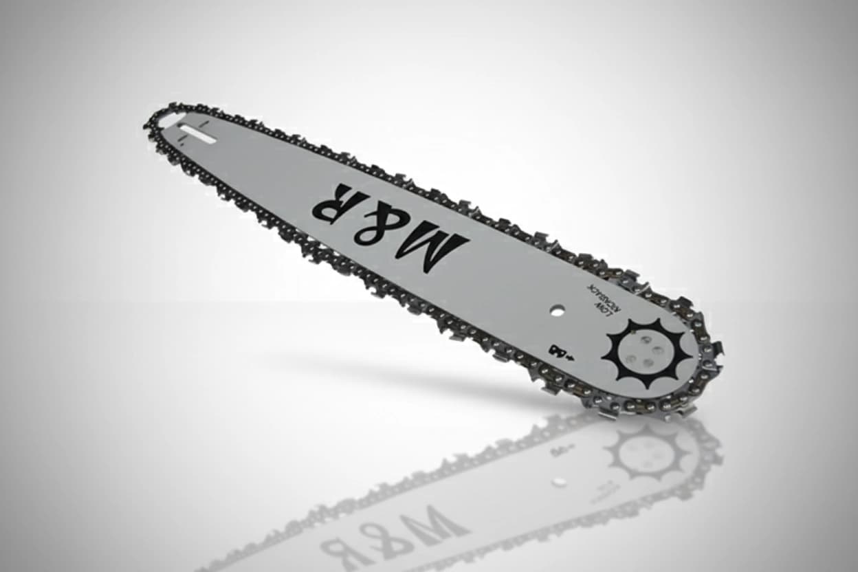 16-inch chainsaw chain and bar with 0.325 pitch and 66 drive links