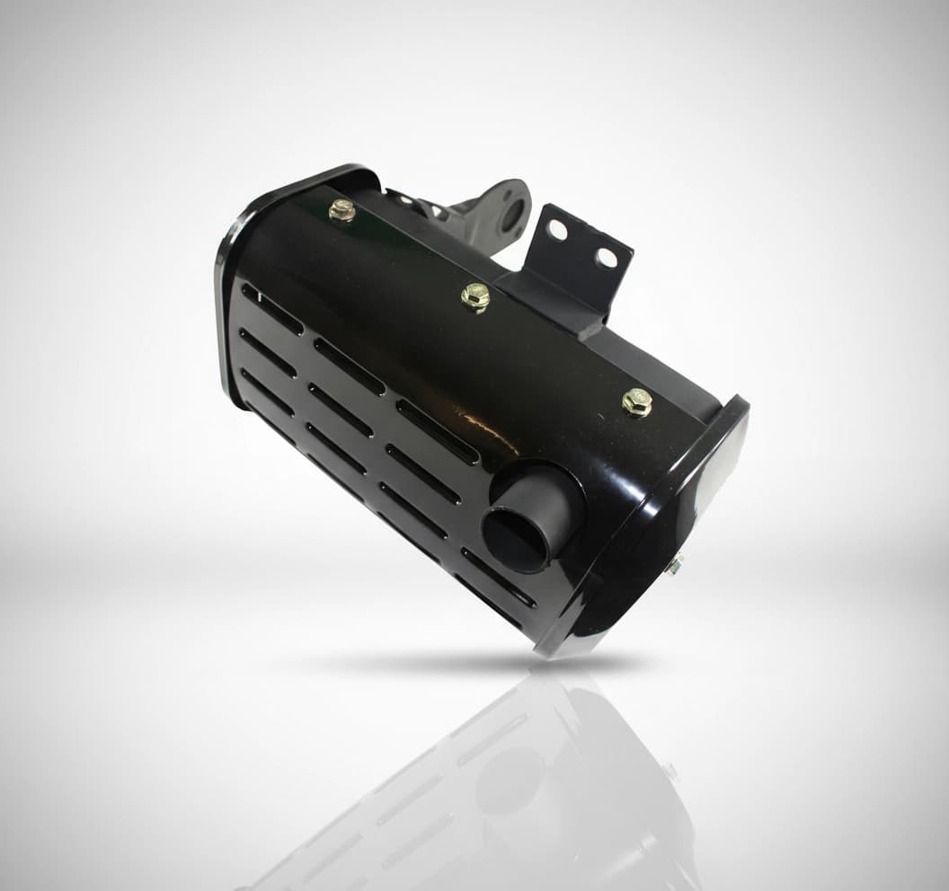 M&R TOOLS Exhaust Muffler for YANMAR L90 & L100 Engines, 186F/186FA Chinese Engines