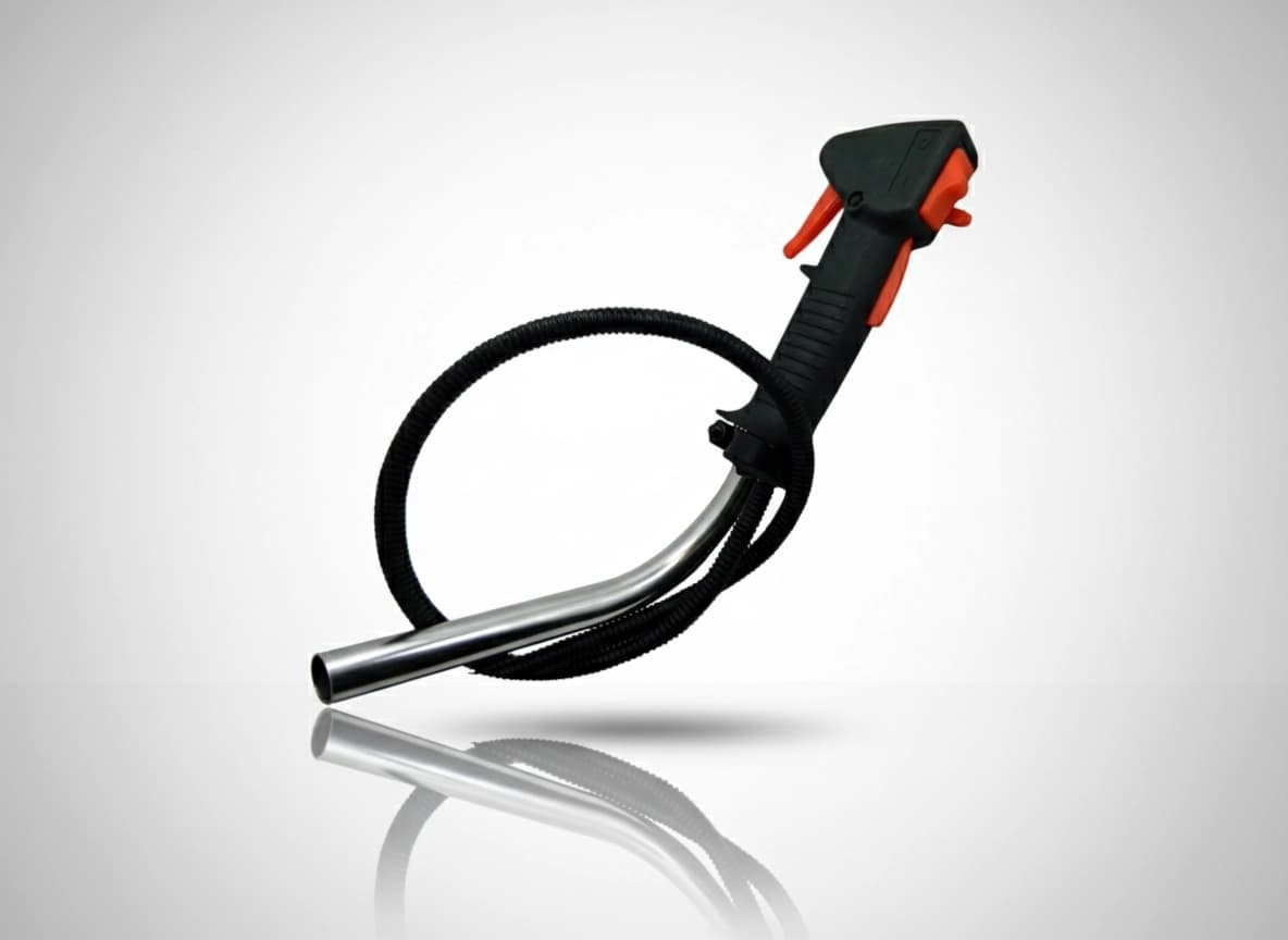 Throttle control unit for a 2-in-1 multi-tool, showing connection points.